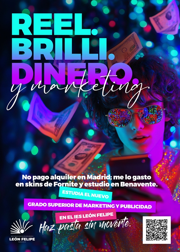 Campaña nuevo ciclo GS Marketing y publicidad cartel Fornite