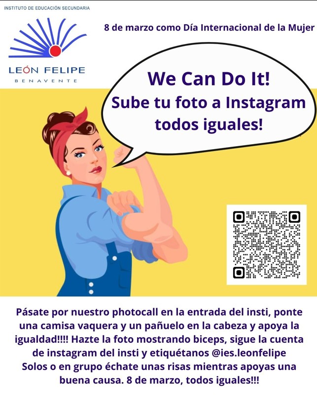 8 de marzo post de instagram y cartel
