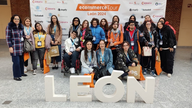 Alumnos de comercio en EcommercexLeón