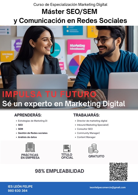 Cartel curso CE Posicionamiento