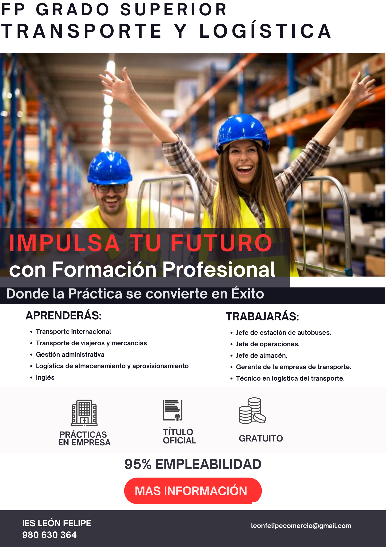 FP Logistica y transporte Ies León Felipe FP Logistica y transporte Ies León Felipe