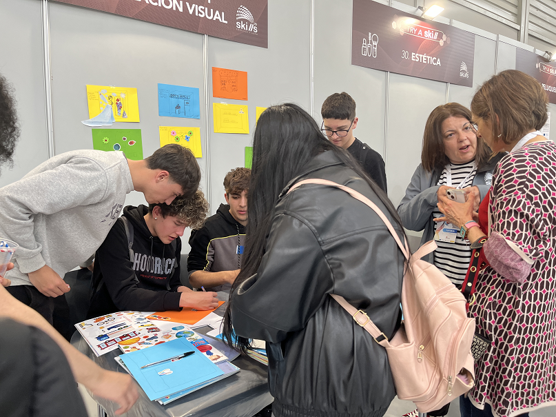 Profe Mercedes en las Skills