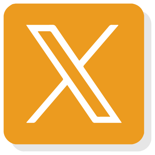 Icono X Naranja