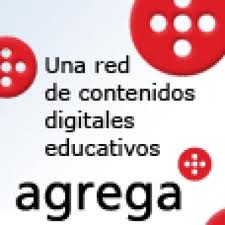Logo del proyecto Agrega con el texto: 'Una rede de contenidos digitales educativos agrega'