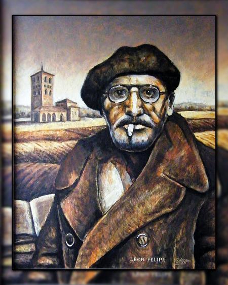 Cuadro de Ángel de León Felipe